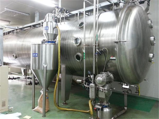SUS316 गर्म पानी ताप 5.5KW औद्योगिक वैक्यूम सुखाने की मशीन